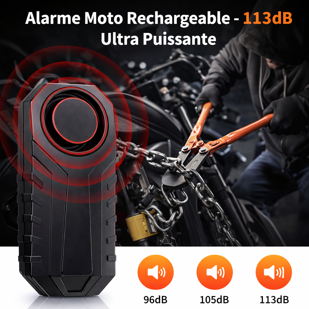 MotoGuard - Alarme Antivol Sentinelle pour Moto