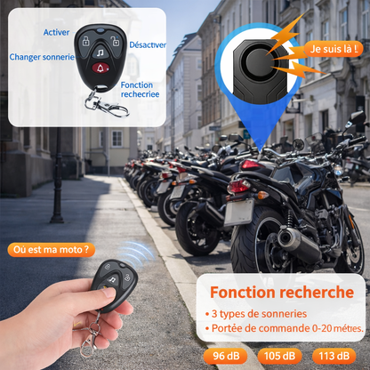 MotoGuard - Alarme Antivol Sentinelle pour Moto